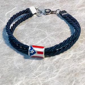 Puerto Rico flag bracelet