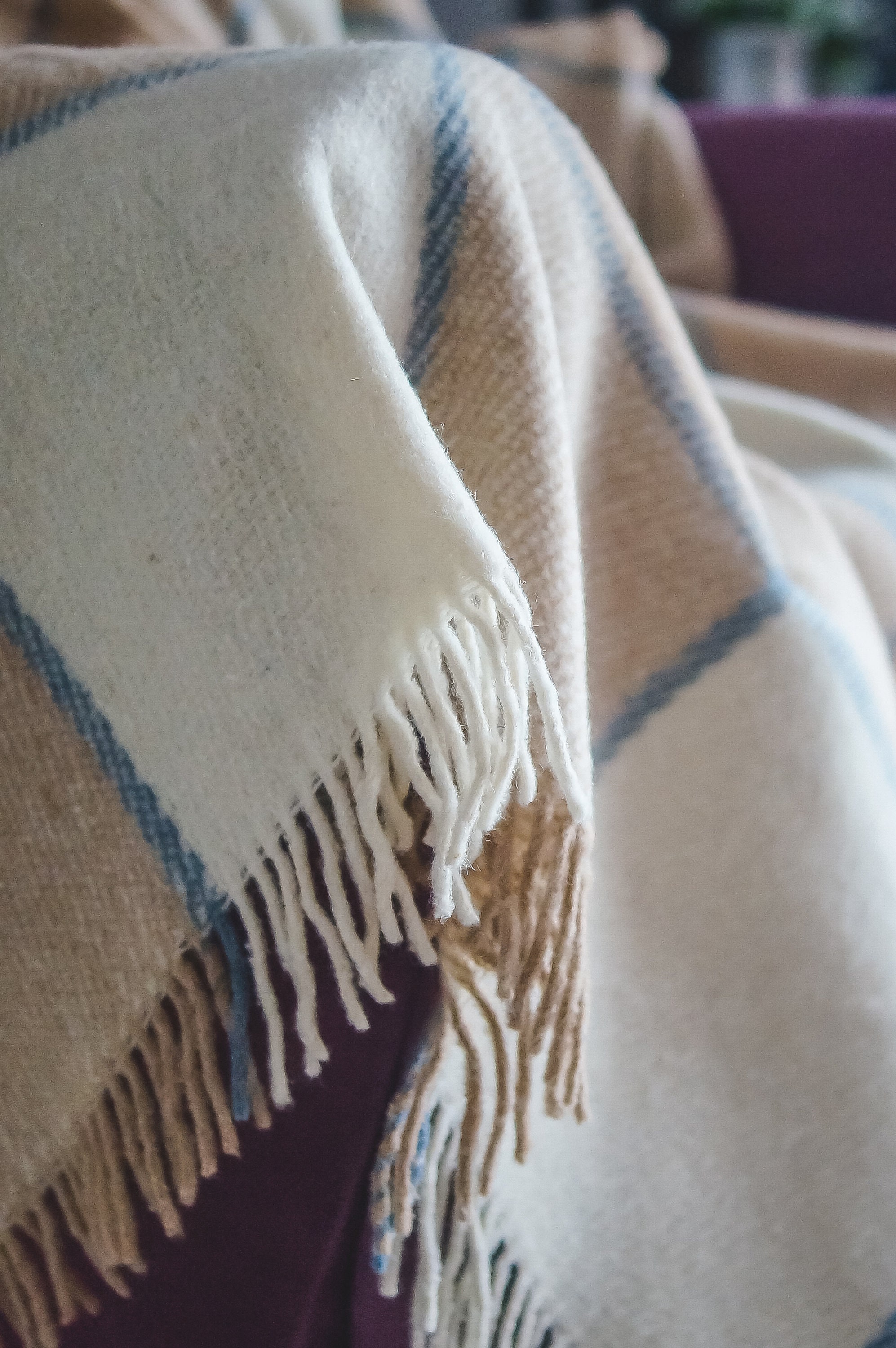 Personalized Checkered Throw Blanket Wool Blanket Plaid Etsy