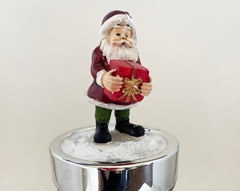 Personalized Santa Christmas Candy Jars