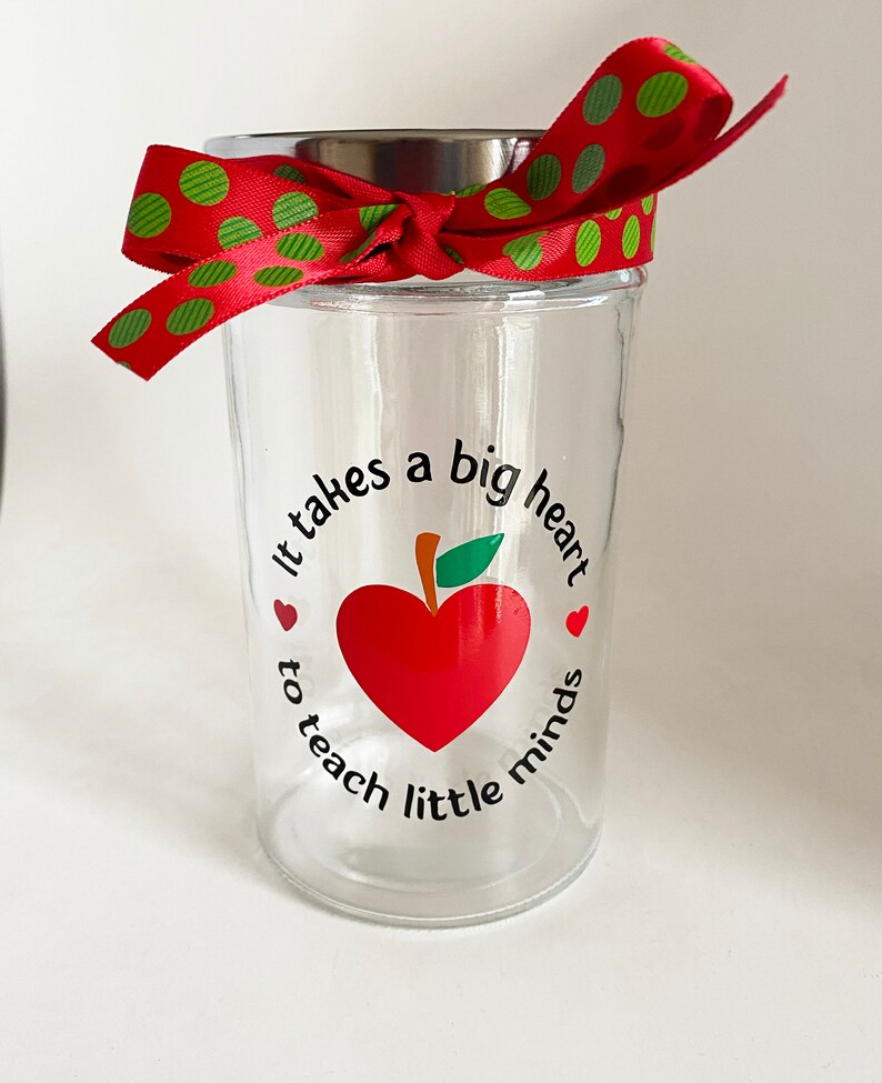 Personalized Teacher Candy Jar Gift for Teacher image 4