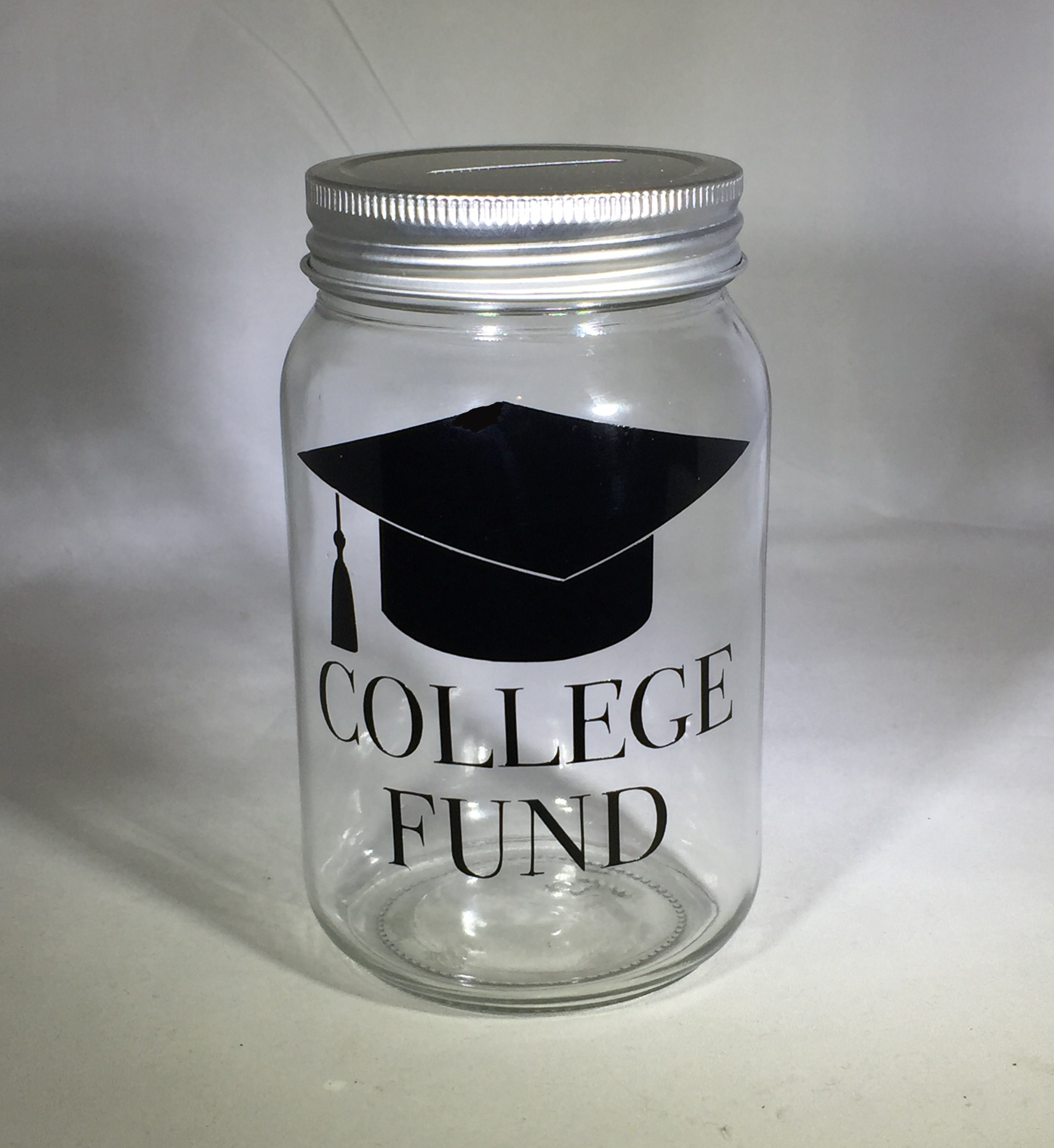 Personalized Mason Jar College Fund Bank College Fund Savings Bank