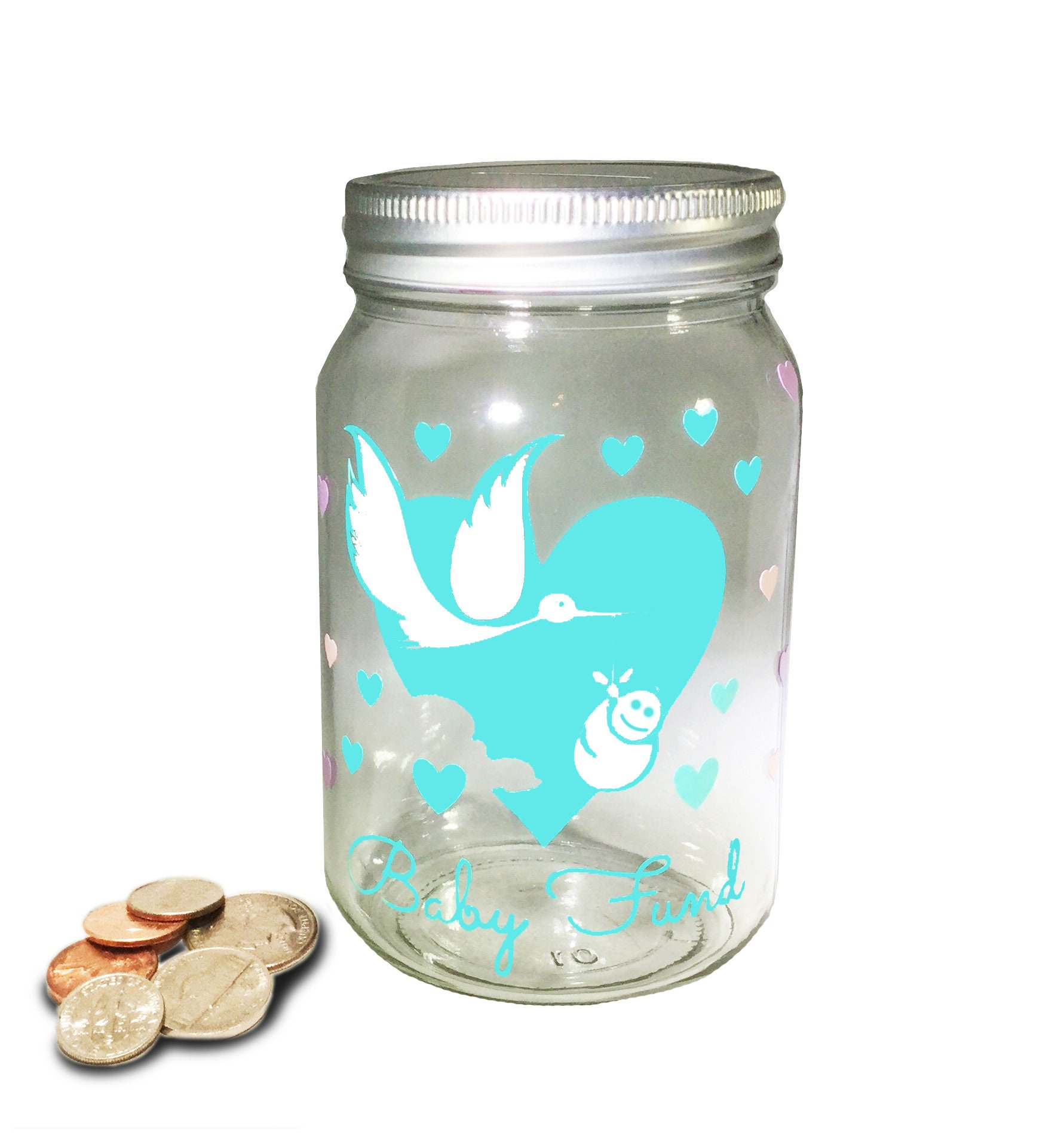 Personalized New Baby Fund New Baby Bank Baby Shower Gift Money