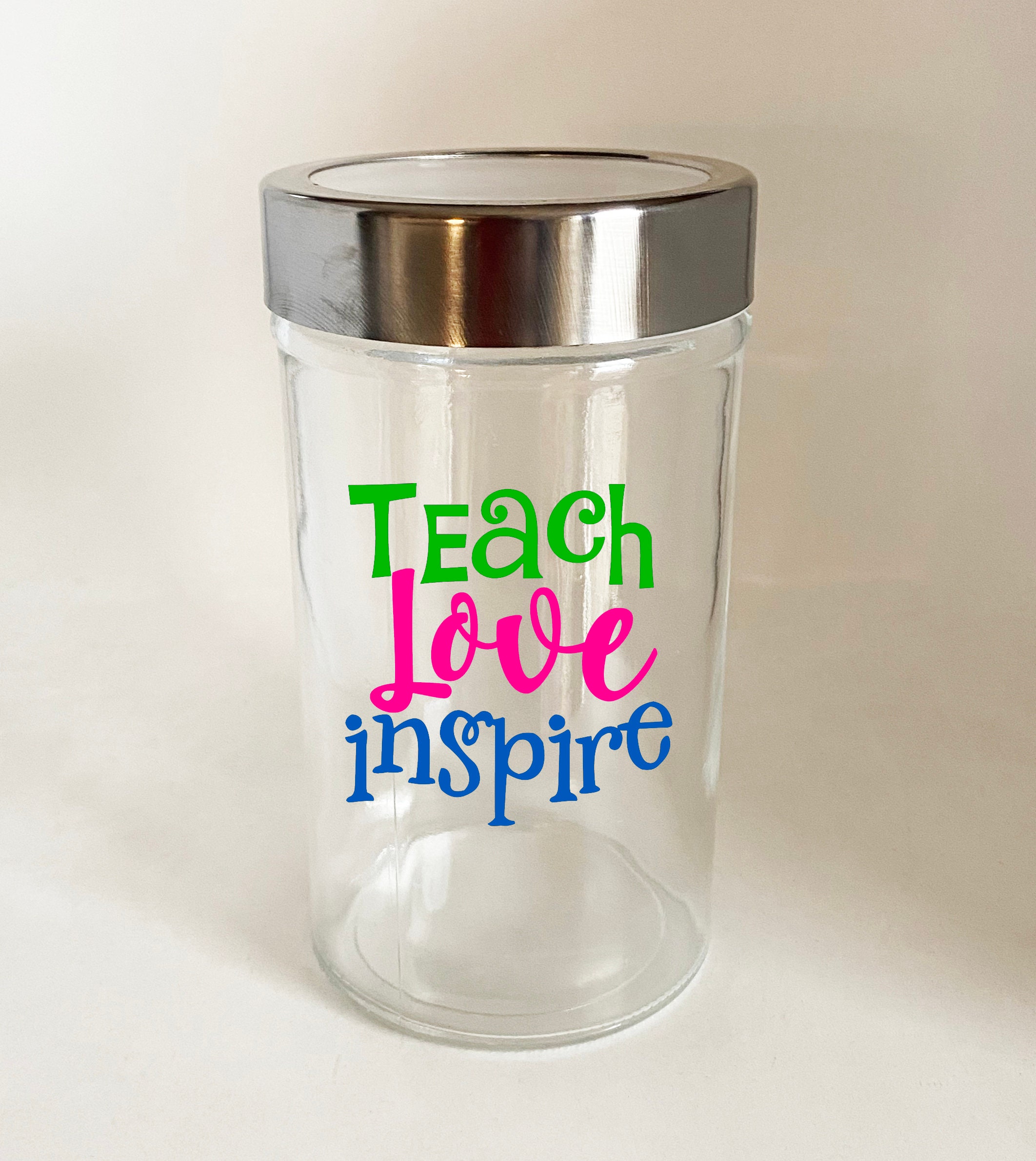 Personalized Teacher Candy Jar Gift for Teacher