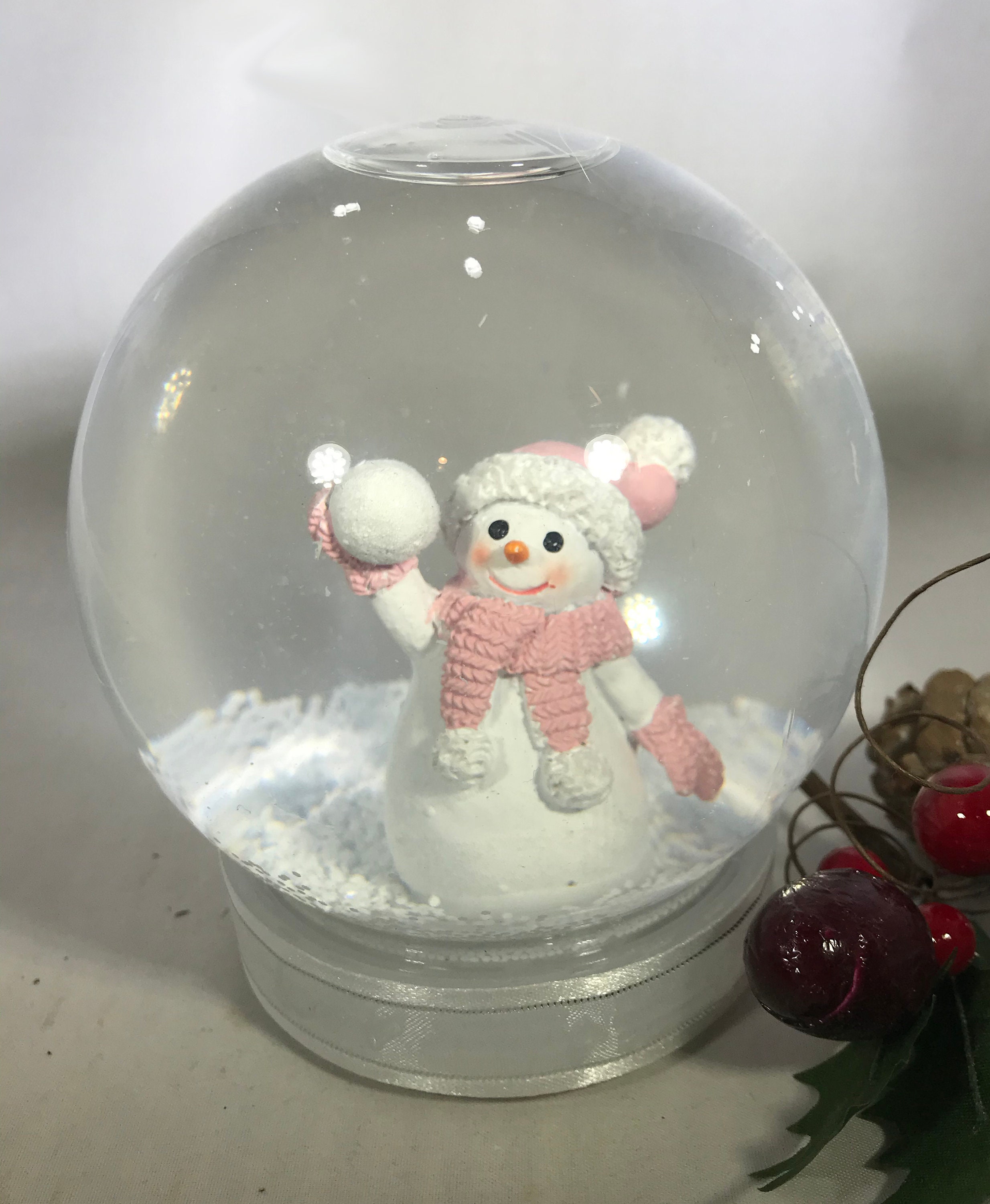 Personalized Shatterproof 4 Christmas Snow Globe