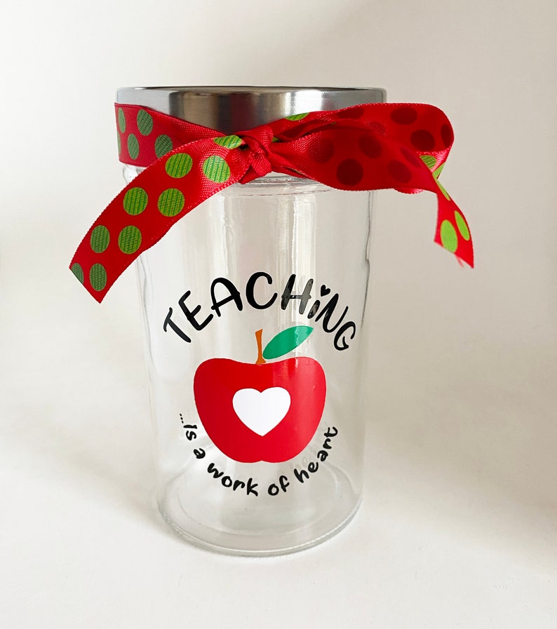 Personalized Teacher Candy Jar Gift for Teacher image 1