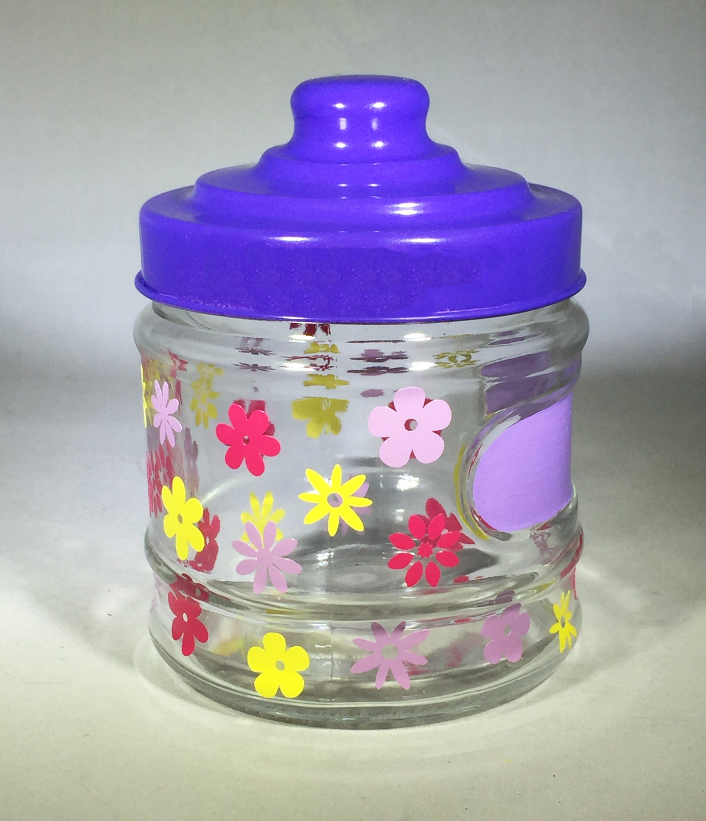 Personalized Glass Jar Glass Storage Jar with Lid