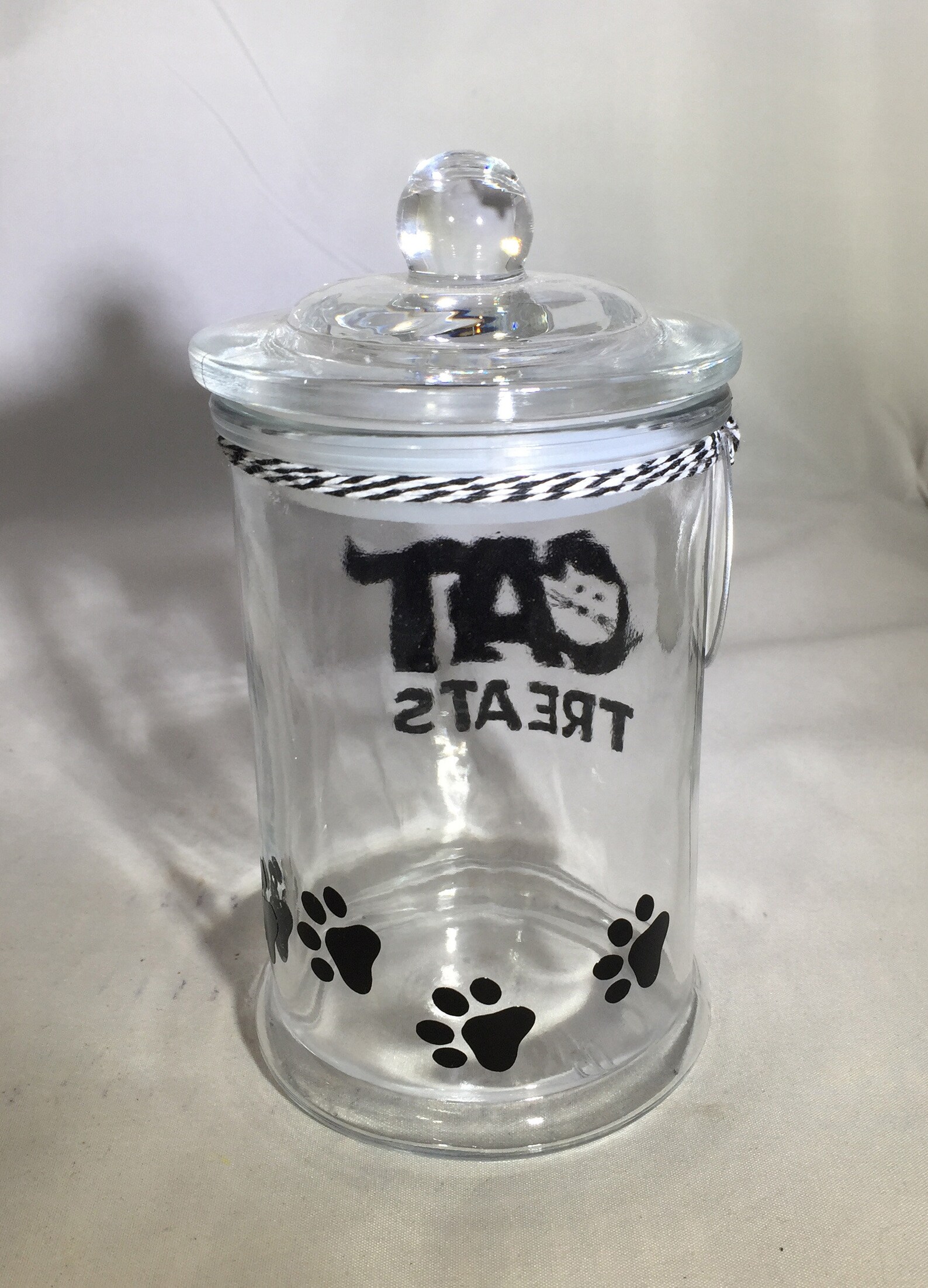 Personalized Cat Treat Jar Cat Treat Container Cat Etsy