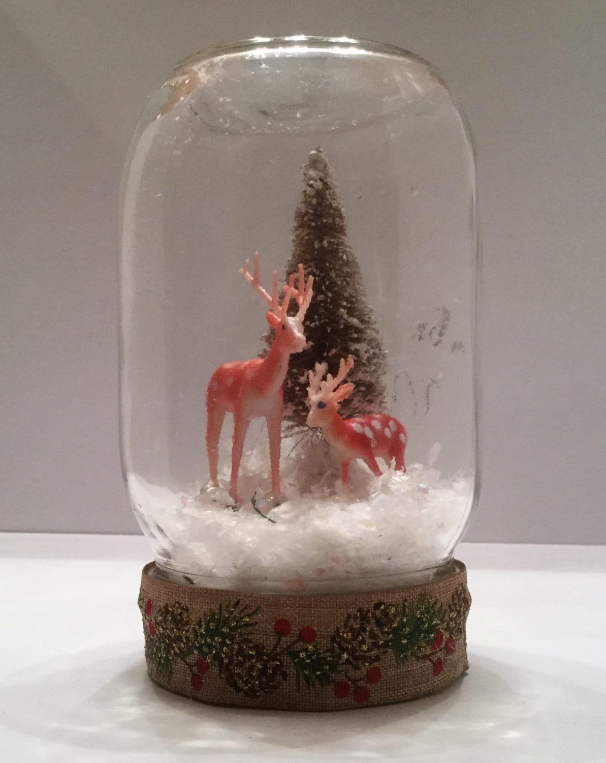 Waterless Snow Globes Mason Jar Scenes Mason Jar Snow Globe Personalized Holiday Gift