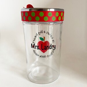 Personalized Teacher Candy Jar Gift for Teacher image 6