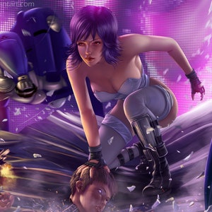 Ghost in The Shell: Night Raid-- art poster