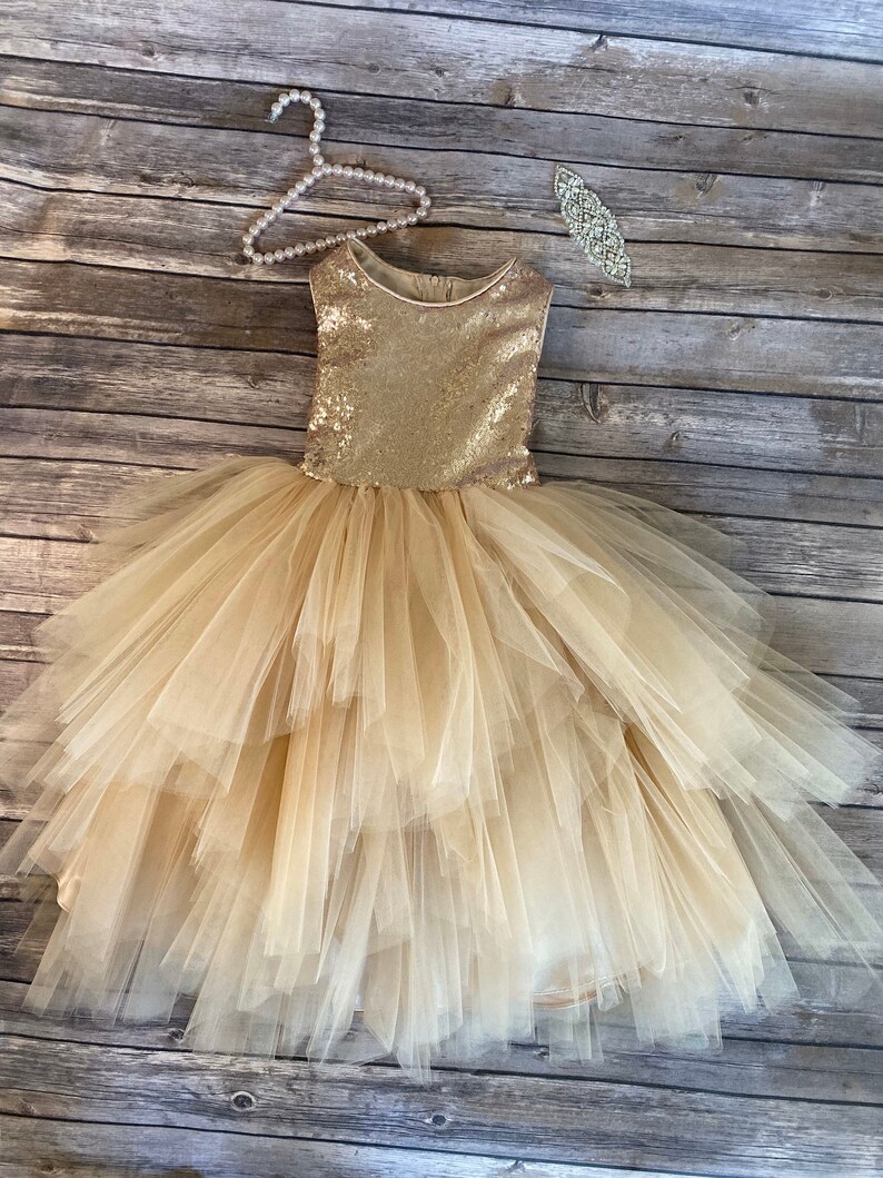 Toddler Holiday Dress Tulle Dress Kids Dress Sequin Dress Etsy