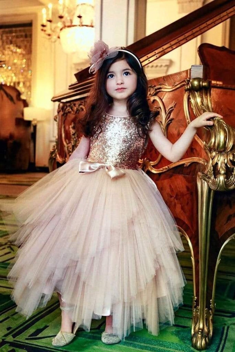 Toddler Holiday Dress Tulle Dress Kids Dress Sequin Dress Etsy