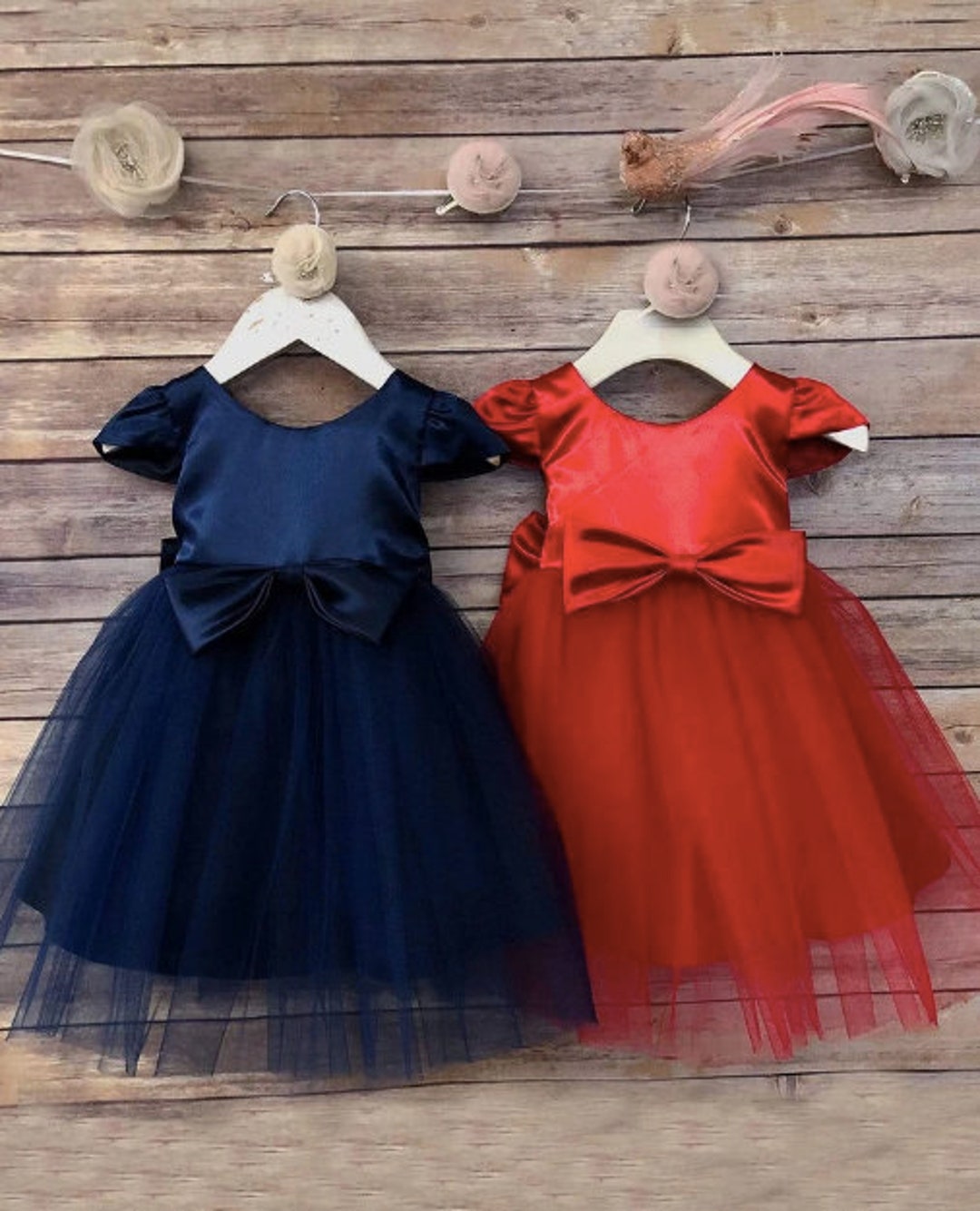 Baby Satin Dress Satin Baby Dresses Christmas Dress Easter Dress