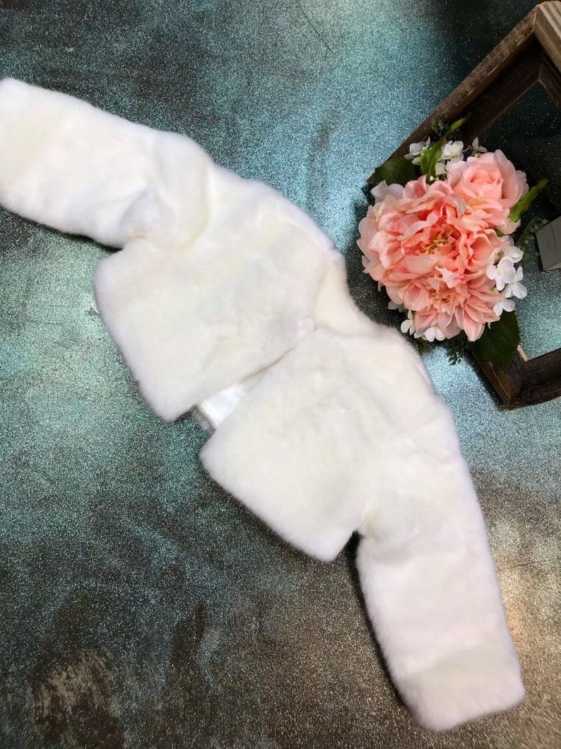 Baby Bolero Toddler Bolero Toddler Faux Fur Jacket Toddler Etsy