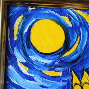 Sagrada Familia Oil Painting, Barcelona Art, Framed Canvas (6x6) image 7