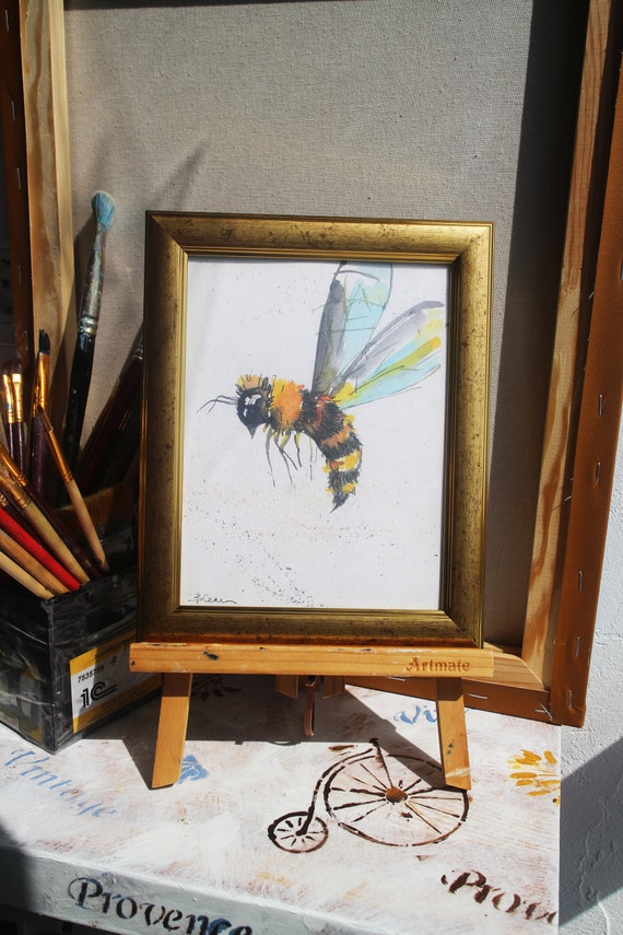 Art Product REVIEWS: BEE WATERCOLOR paper  painting on cheap 100% COTTON  watercolour paper! (2019) 