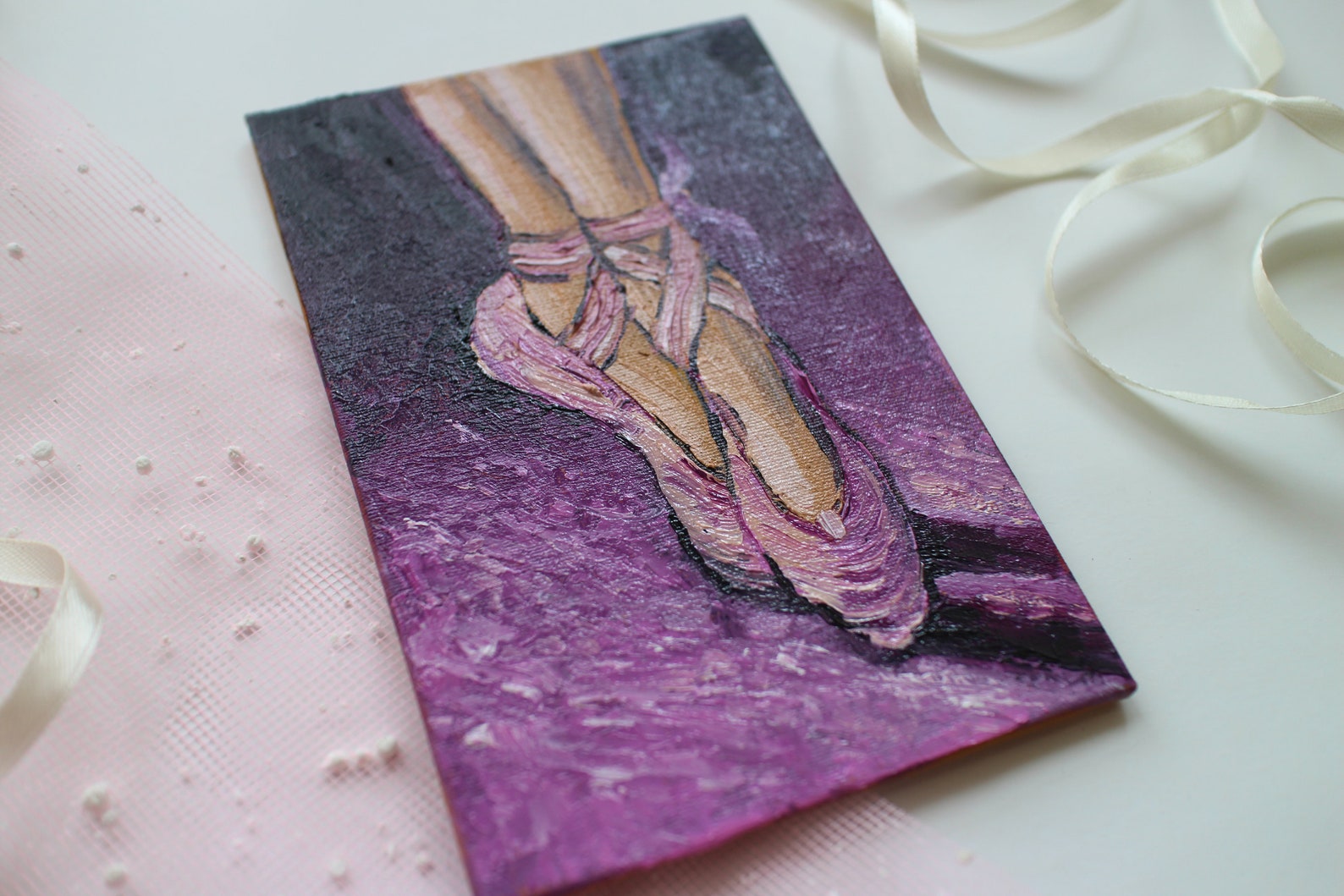 set for 4 painting, ballerina painting oil, ballet painting oil, dancer painting, ballet dancer art, mini painting, pointe shoes set for 4 painting, ballerina painting oil, ballet painting oil, dancer painting, ballet dancer art, mini painting, pointe shoes