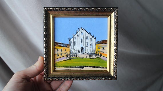 油彩画 ミラノ大聖堂 ミラノのドゥオーモ Artmeter™ — 絵画