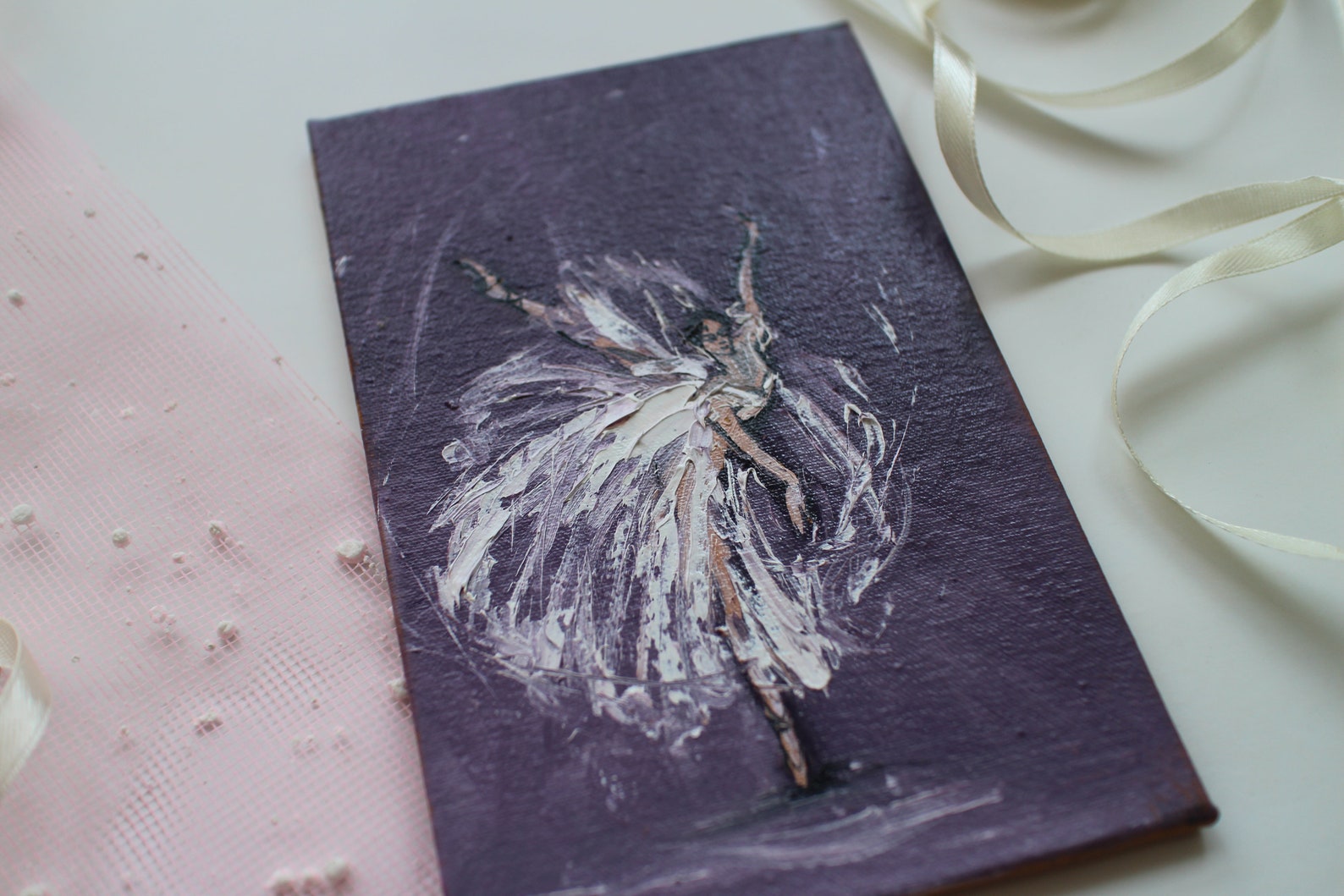 set for 4 painting, ballerina painting oil, ballet painting oil, dancer painting, ballet dancer art, mini painting, pointe shoes set for 4 painting, ballerina painting oil, ballet painting oil, dancer painting, ballet dancer art, mini painting, pointe shoes