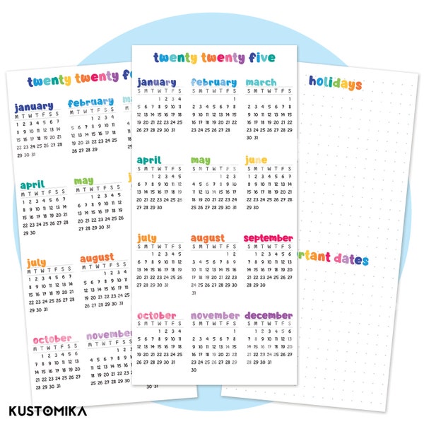Hobonichi Weeks 2025 Australian Calendar Bianca Zahara