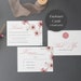 Romantic Cherry Blossom Printable Wedding Invitation Template - Etsy