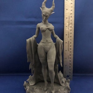 Maleficent- Sexy Feminino Kit de modelo de resina em escala 1/8 ...