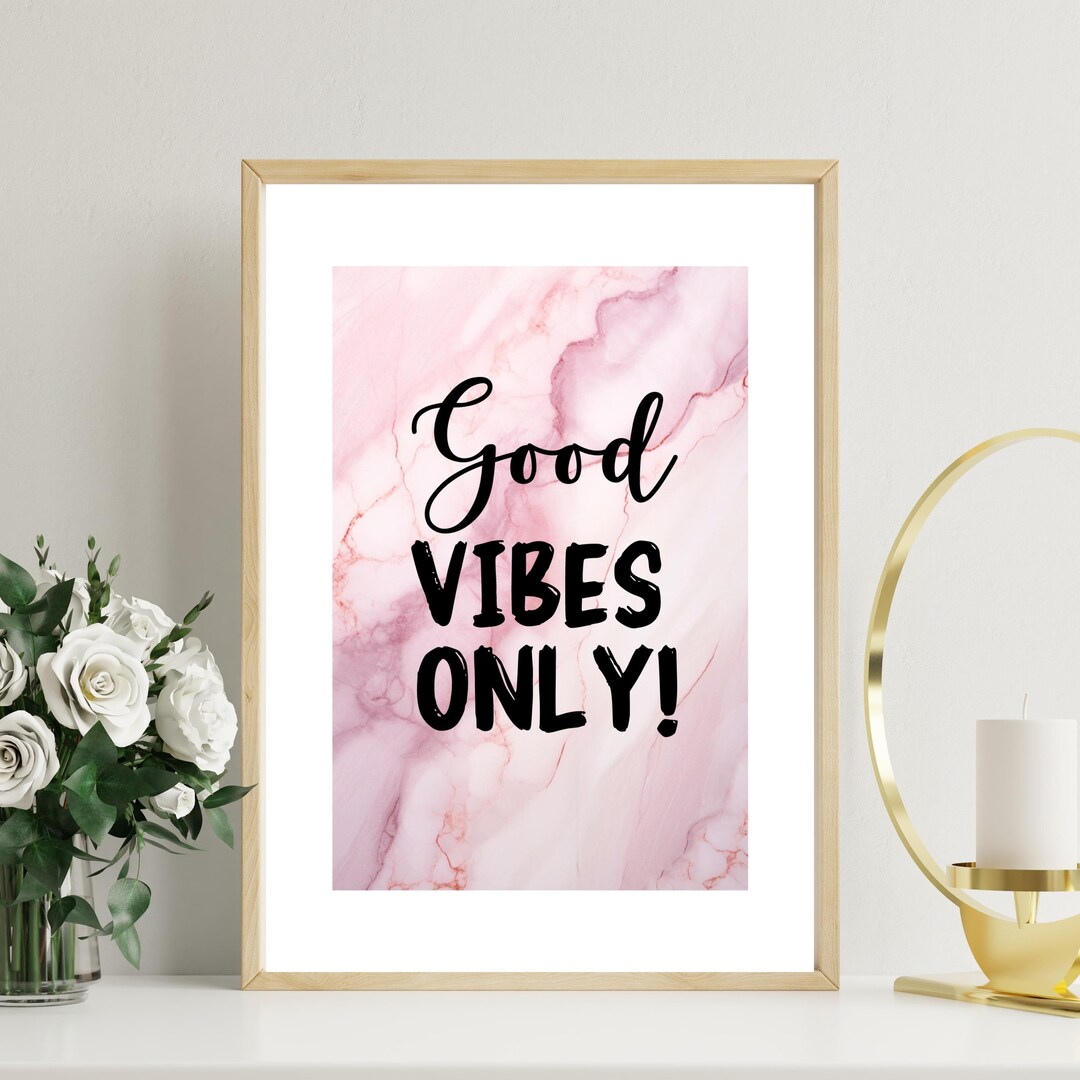 Poster Good Vibes Only