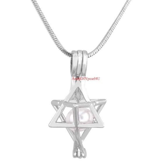 1PCS Cage Freshwater Pearl Pendant,Shape Pea Cage Pendant Necklace,Locket Cage pendants For Pearl Oysters With Pearls,Bulk Wholesale-P187