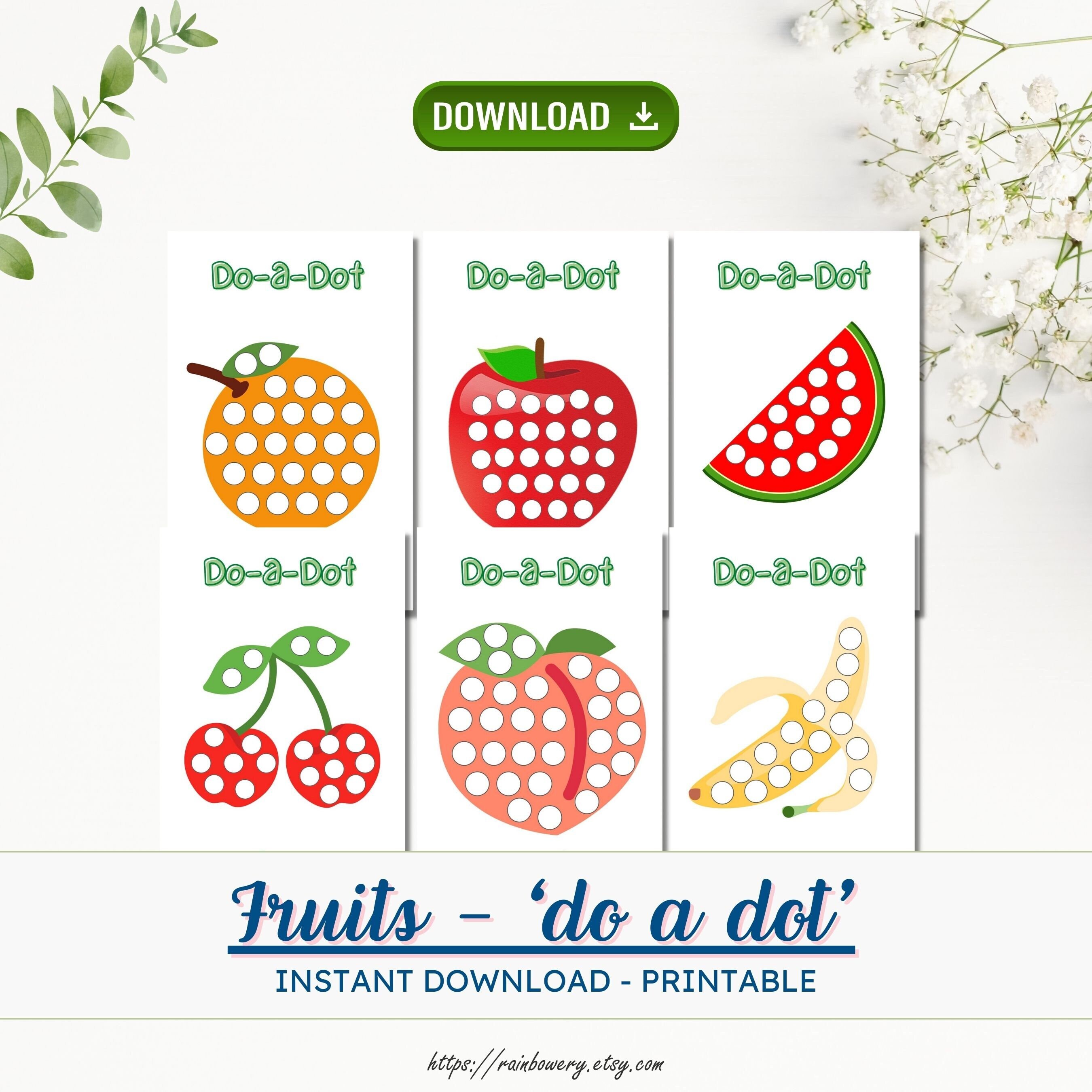 Do-A-Dot Art Juicy Fruit Dot Art Markers