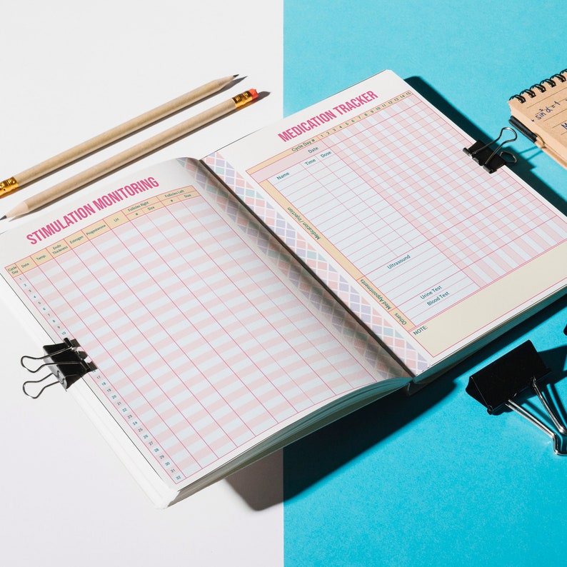 A5 Ivf Iui Medication Tracker Printable Template Half Letter | Etsy