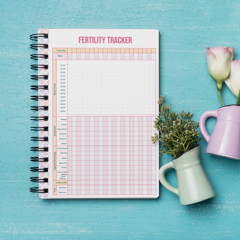 Fertility Tracker Printable Template Pregnancy Planner TTC | Etsy