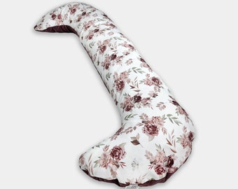 Pregnancy pillow with a removable pillowcase and hardness adjustment, double-sided, Pregnancy gift