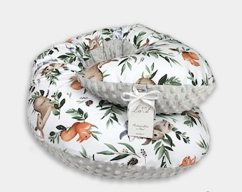 Cuscino per la gravidanza con federa rimovibile e regolazione della durezza, double-face, regalo per la gravidanza