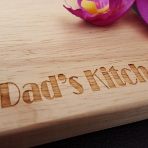 Personalised Chopping Board Engraved Cooking Chef Kitchen Fathers Day Gift