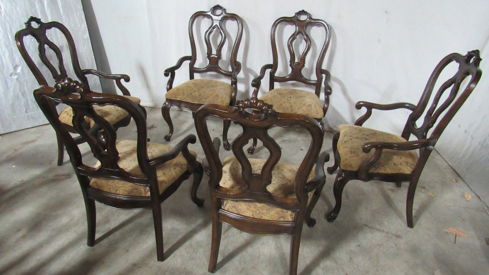 Thomasville Set Dining Room Chairs French Six Etsy