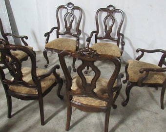 Thomasville Set  Dining Room Chairs French Six
