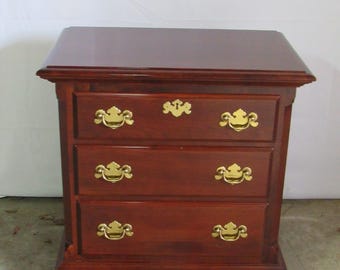 Colonial Cherry Nightstand Table Designer