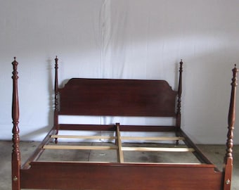 Sumpter Cherry King  Poster Bed Designer