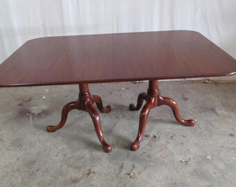 Henkel Harris Dining Room Banquet Table Cherry