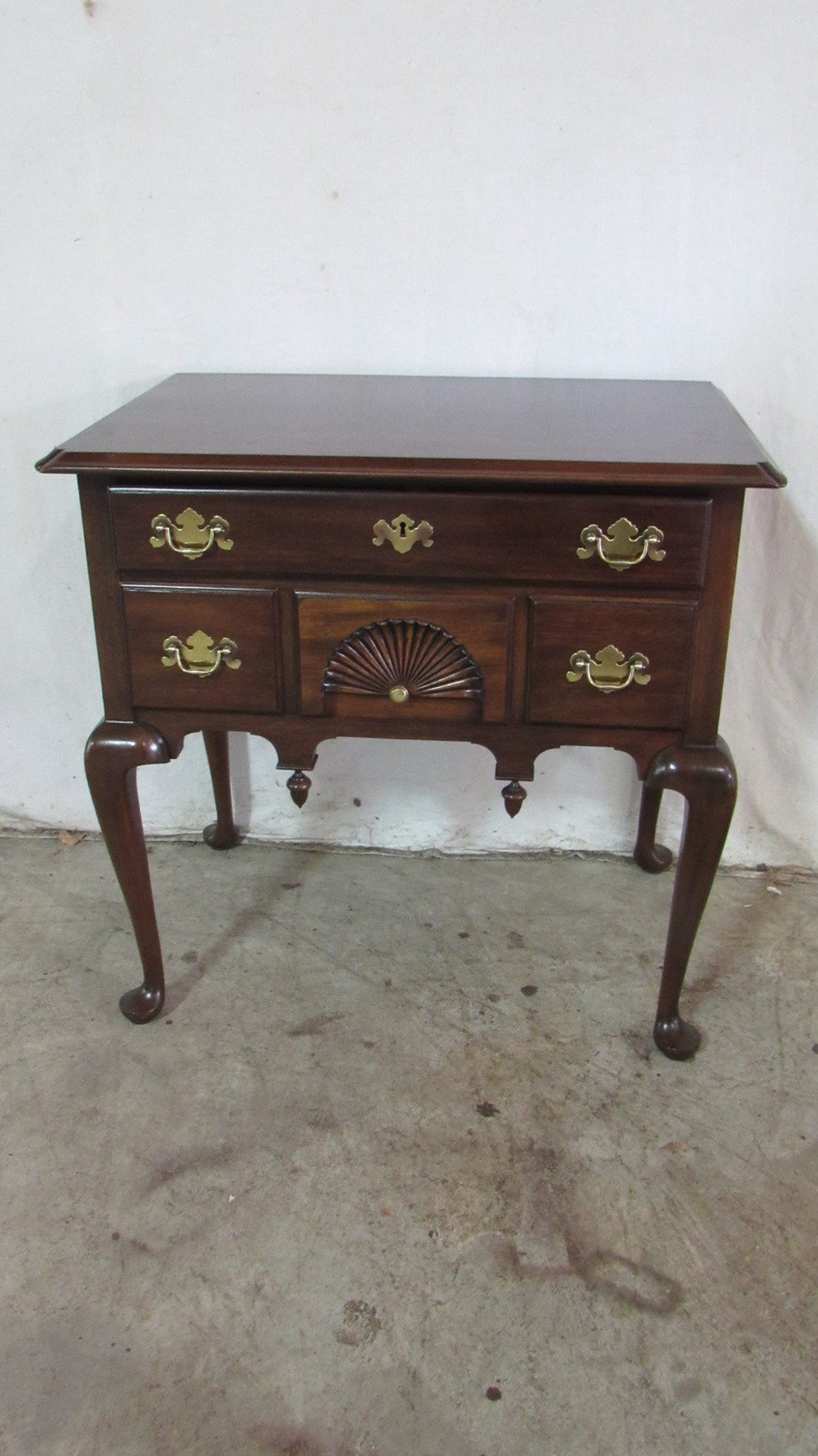 Henkel Harris Mahogany Lowboy Chest Mahogany Designer Etsy