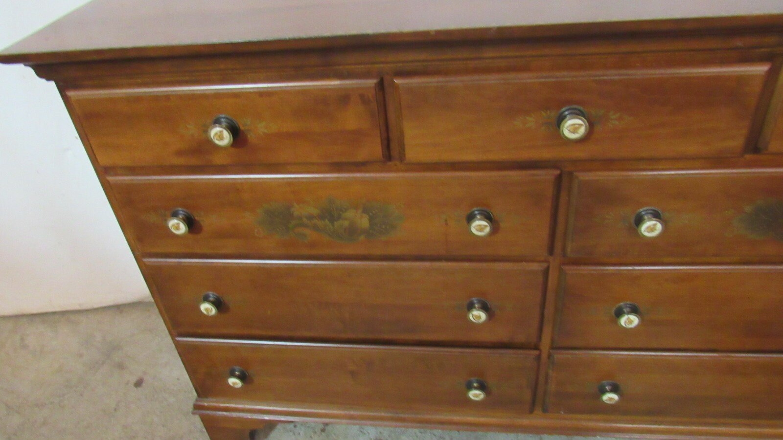HItchcock Dresser Chest Bedroom Set Farmhouse Stenciled Etsy