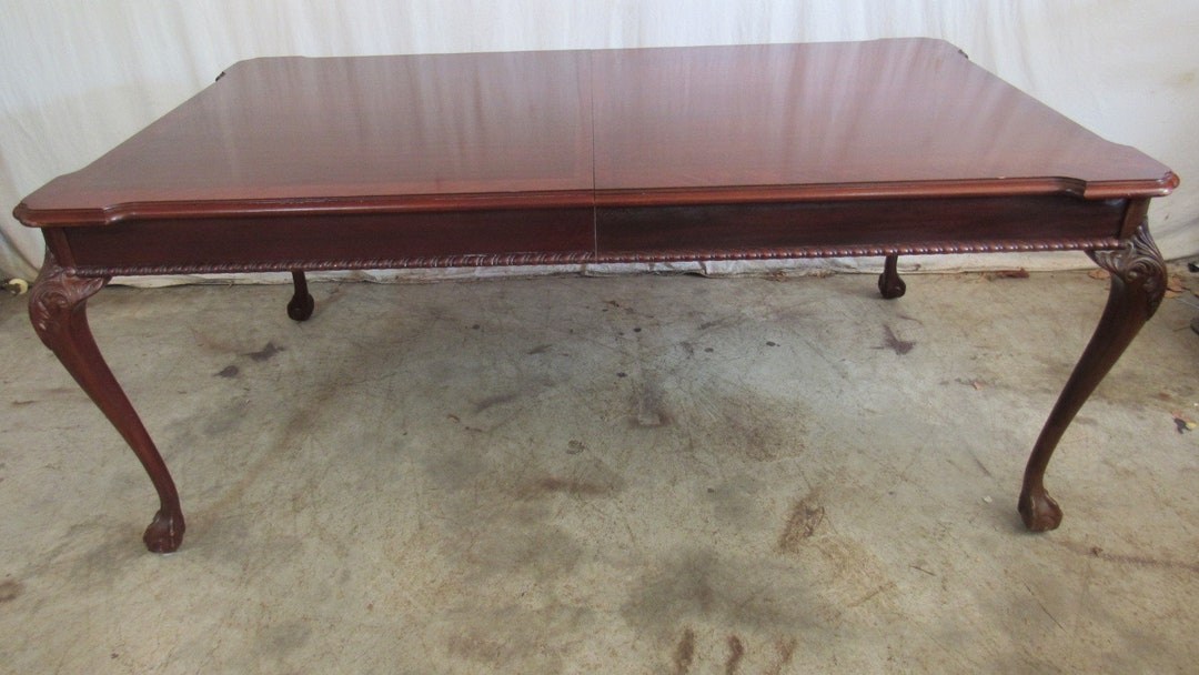 Lexington Dining Room Table Chippendale Mahogany Beautiful Etsy