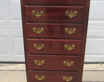Ethan Allen Lingerie Chest of Drawers Cherry Georgian Court
