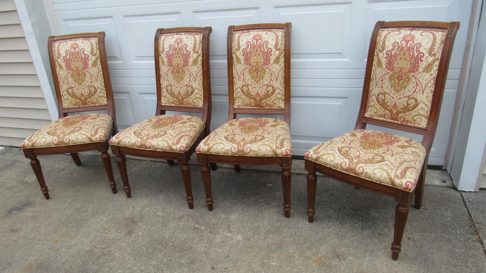 Ethan Allen Dining Chair Set - Etsy
