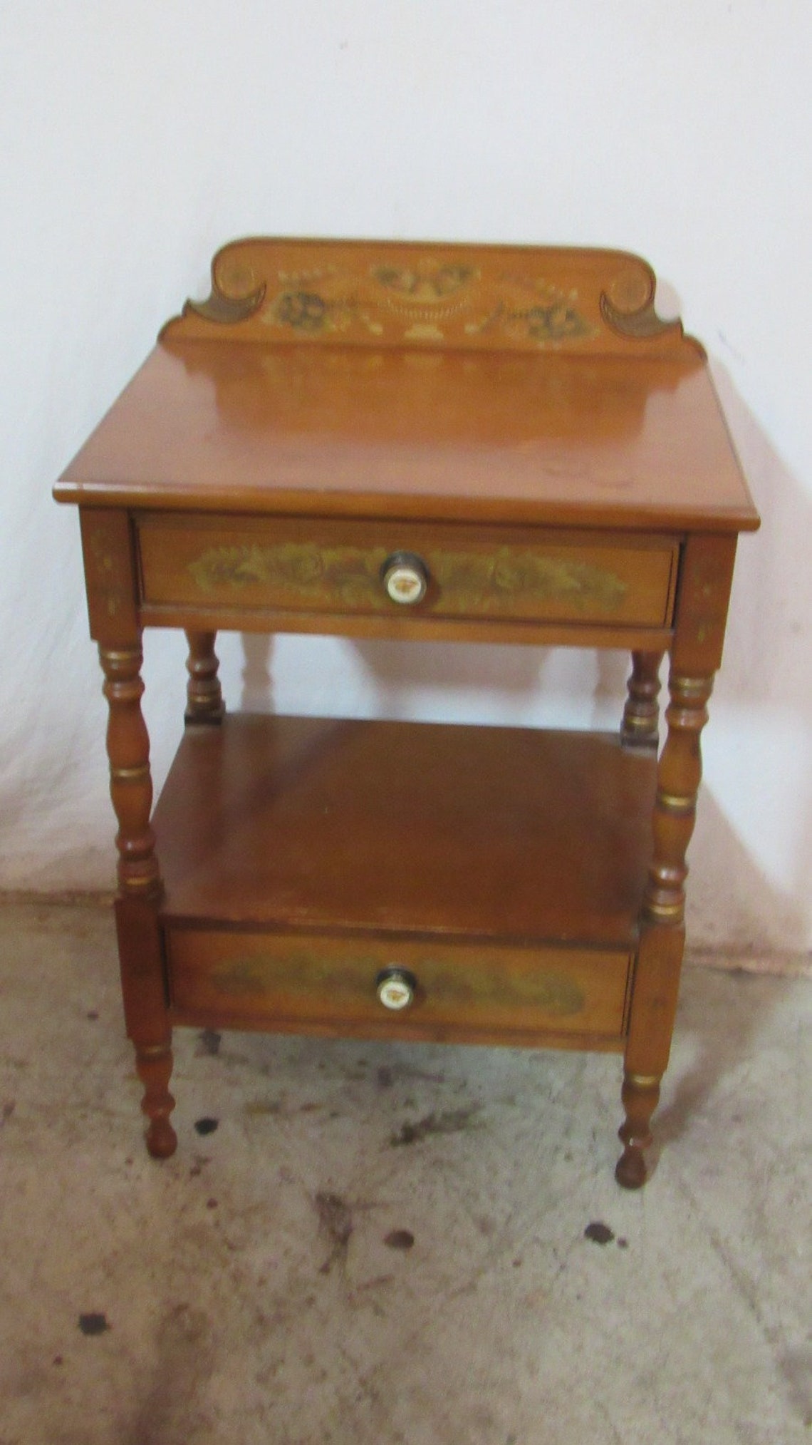 Hitchcock Nightstand Farmhouse Bedroom Set Etsy