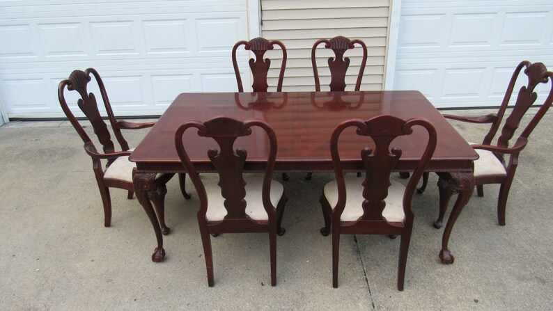 lexington mahogany dining room set