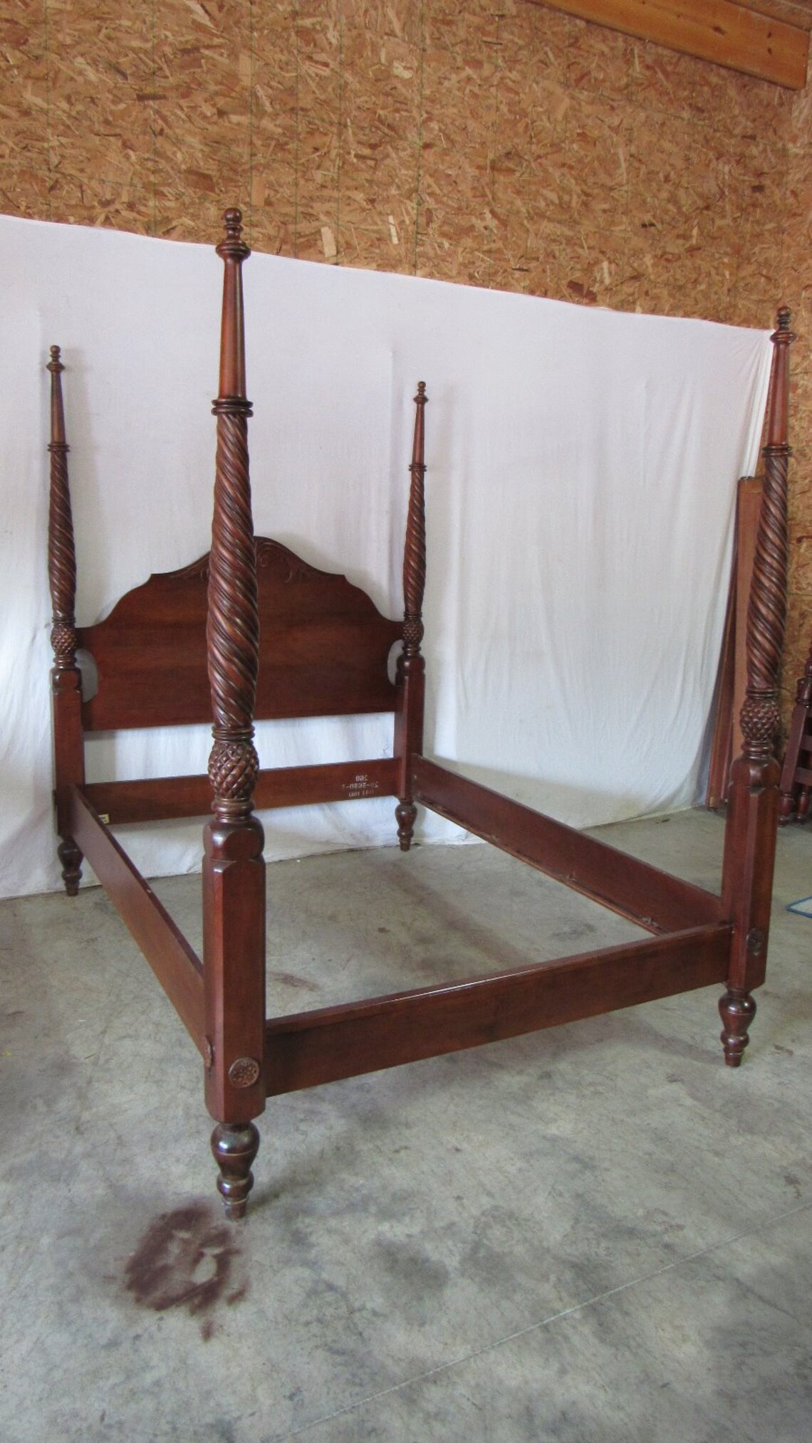 Ethan Allen Queen British Classics Plantation Bed Etsy