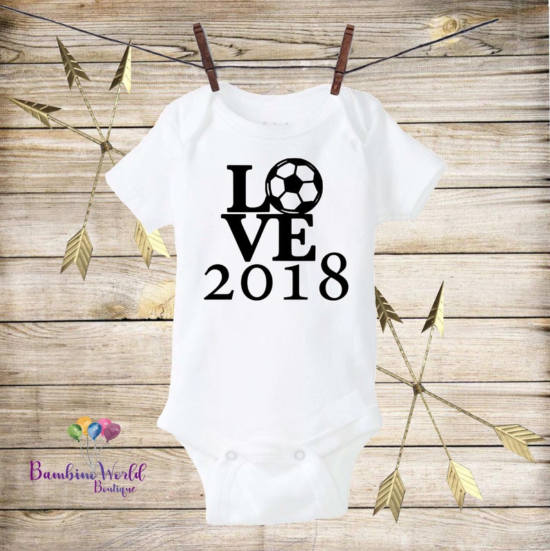 Funny Baby Bodysuit,Football World Cup Onesie,2018 World Cup Soccer Onesie\u00ae Baby Shower Gift New Baby Outfit Little Buddy Outfit