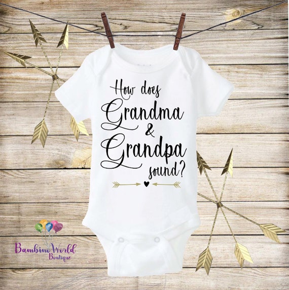 grandparents onesie