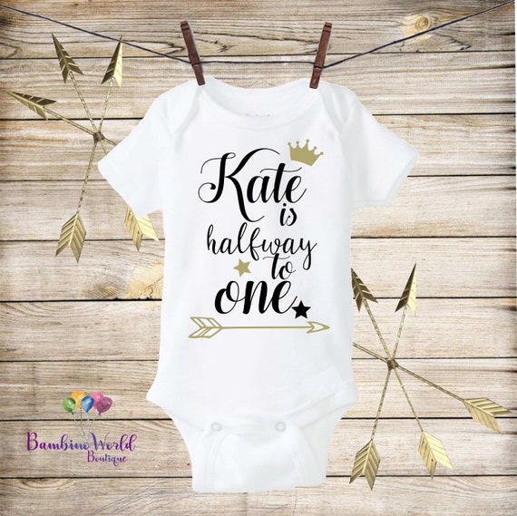 half birthday baby clothes